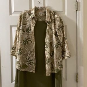 Christopher and Banks skirt and blouse. 12/M